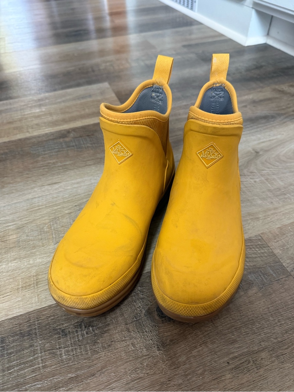 Muck Boot Women's Ankle Rain Boots in Yellow